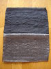 Echarpe bicolore noire et gris argent en mousseline cloquée sparkling