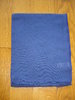 Echarpe foulard en gaze de coton bleu marine clair