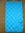 Echarpe MARC ROZIER en mousseline turquoise imprimée de petits pois bleu pâle