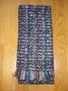 Longue écharpe en tweed grise