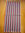 Longue écharpe rayée MARC ROZIER grise, beige, rouge, noire