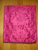 BON PLAN - Etole brodée habillée en doupion de soie rose azalée MARC ROZIER